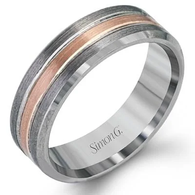 Platinum Wedding Bands with Micro - Pave Diamond AccentsWhite Gold Wedding Band.