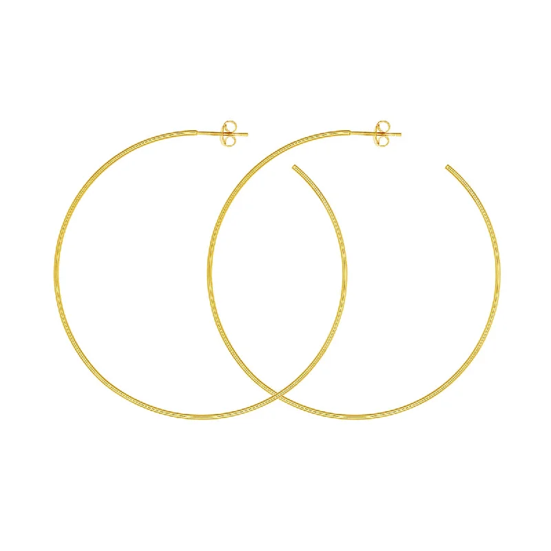 Large Gold Hoop Earrings 4690140