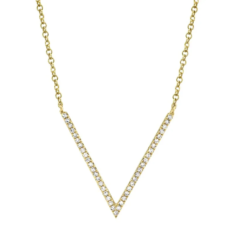 V Diamond Necklace 4690110