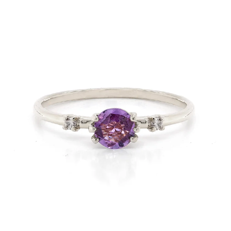 Tourmaline Gemstone Rings in a Multicolor ArrayLana | purple sapphire & diamonds