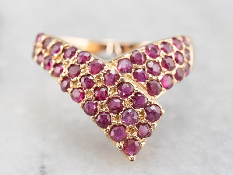 Sapphire Gemstone Rings in a Victorian - Inspired DesignRuby and Gold Fashion Ring