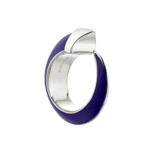 Braided Metal Wedding Bands in a Contemporary StyleShaun Leane Sabre Solis Sterling Silver Atlantic Ceramic Ring