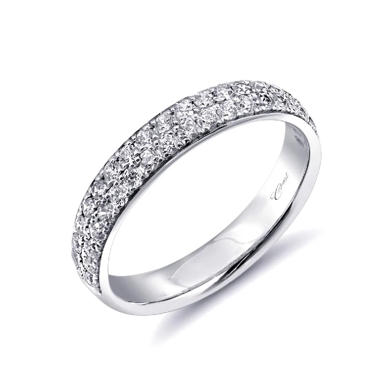 Braided Metal Wedding Bands in a Contemporary Style14kw Gold Micro Pave Diamond Band