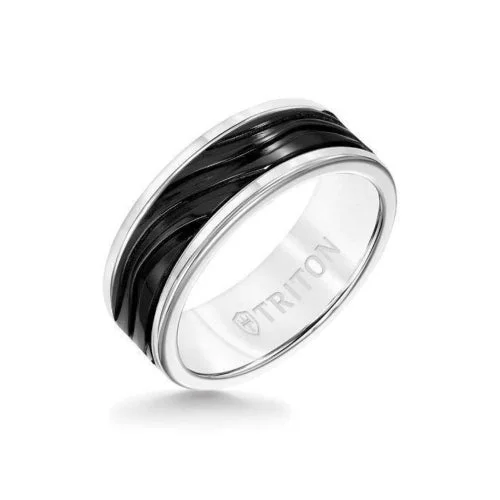 Triton Carved Wedding Band 11-6063WCBT8-G