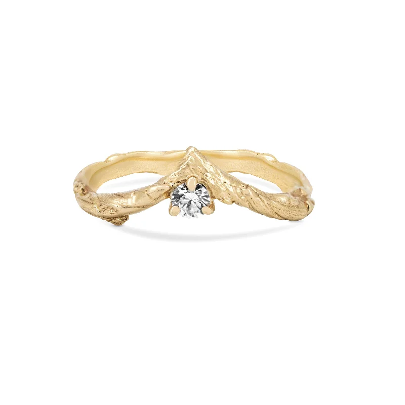 Emerald - Embellished Wedding Bands for a Pop of ColorHawthorn Lab-Grown Diamond Arrow Ring - 14k Gold