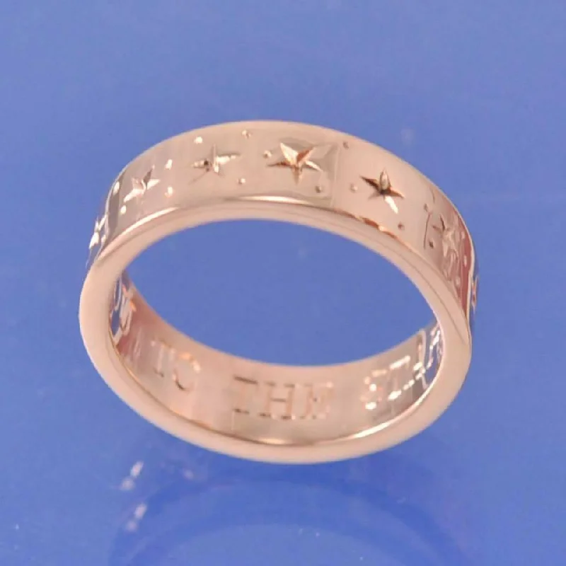 Thin - Band Wedding Bands for a Delicate and Subtle LookTwinkle Twinkle lil' Star.