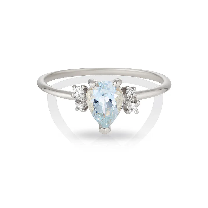 Citrine Gemstone Rings in a Modern Minimalist StyleLilah | aquamarine & diamonds