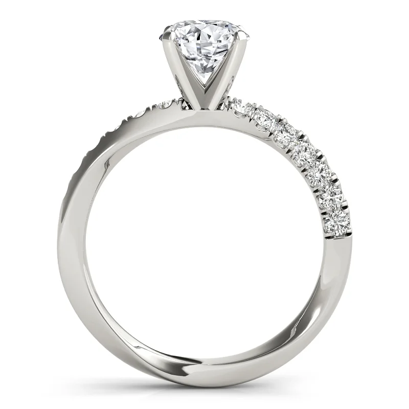 Engagement Rings with a Hidden Heart - Shaped CutoutAuriya 14k White Gold Lab Grown Round Diamond Engagement Ring 0.50 to 5.00 ct. tw. (F-G VS)