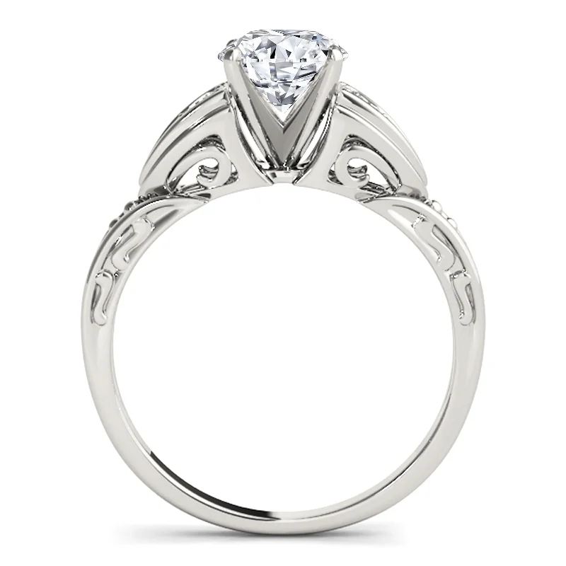 Engagement Rings with a Triple - Row Diamond BandAuriya 14k White Gold Lab Grown Round Diamond Engagement Ring 0.50 to 5.00 ct. tw. (F-G VS)