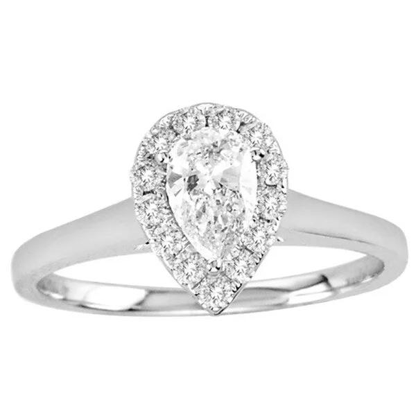 Moissanite Engagement Rings with a Sparkling Center StoneDe Couer 14k White Gold 3/4ct TDW Diamond Engagement Ring