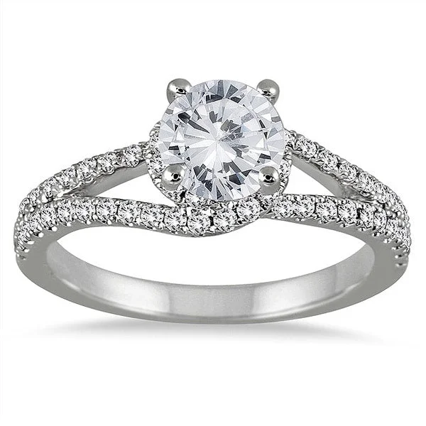 Rose - Cut Diamond Engagement Rings with a Rustic CharmMarquee 14k White Gold 1 1/10ct TDW Diamond Engagement Ring (I-J, I2-I3)