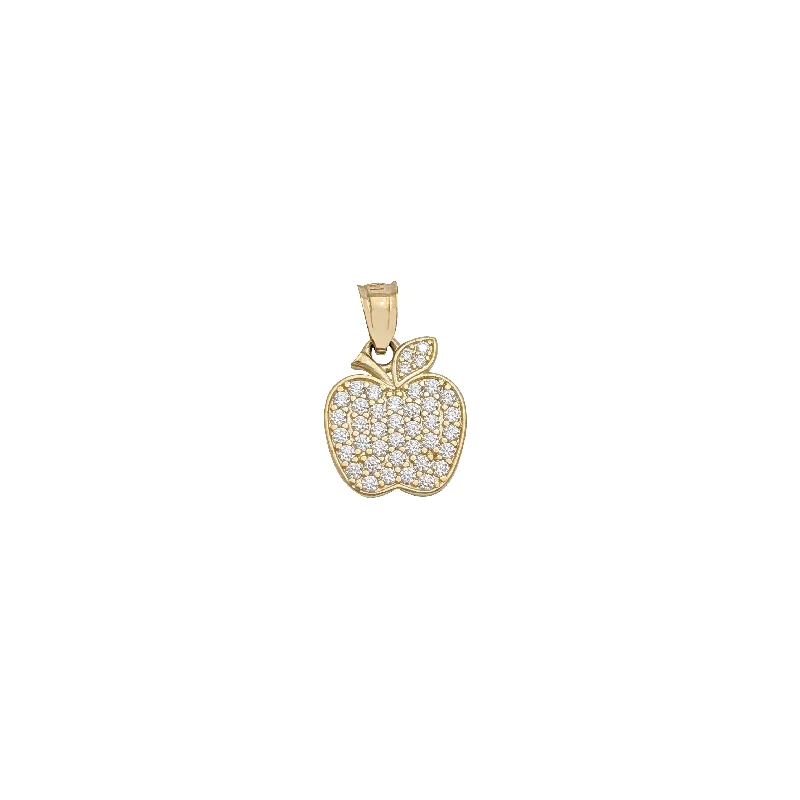 Jade - Carved Pendants in the Form of a Buddha StatueApple CZ Pendant (14K)