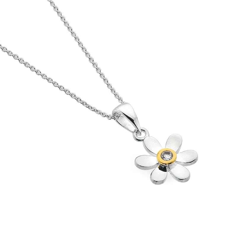 Owl - Shaped Pendant Necklaces with Crystal - Studded EyesApril Birthstone Daisy Pendant