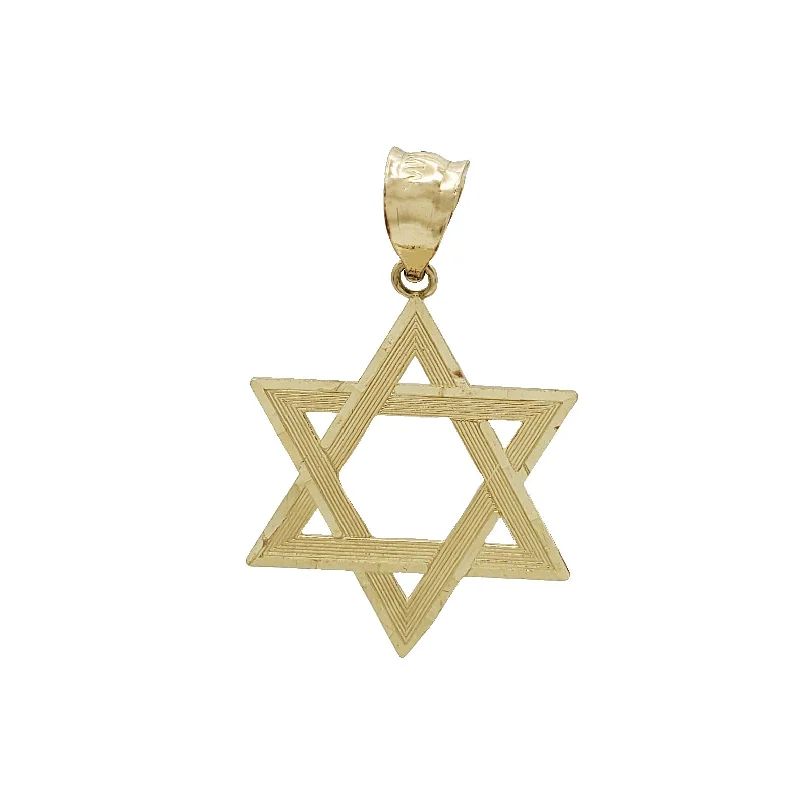 Resin Pendants with Encapsulated Butterfly WingsDiamond-Cut Star Of David Pendant (14K)