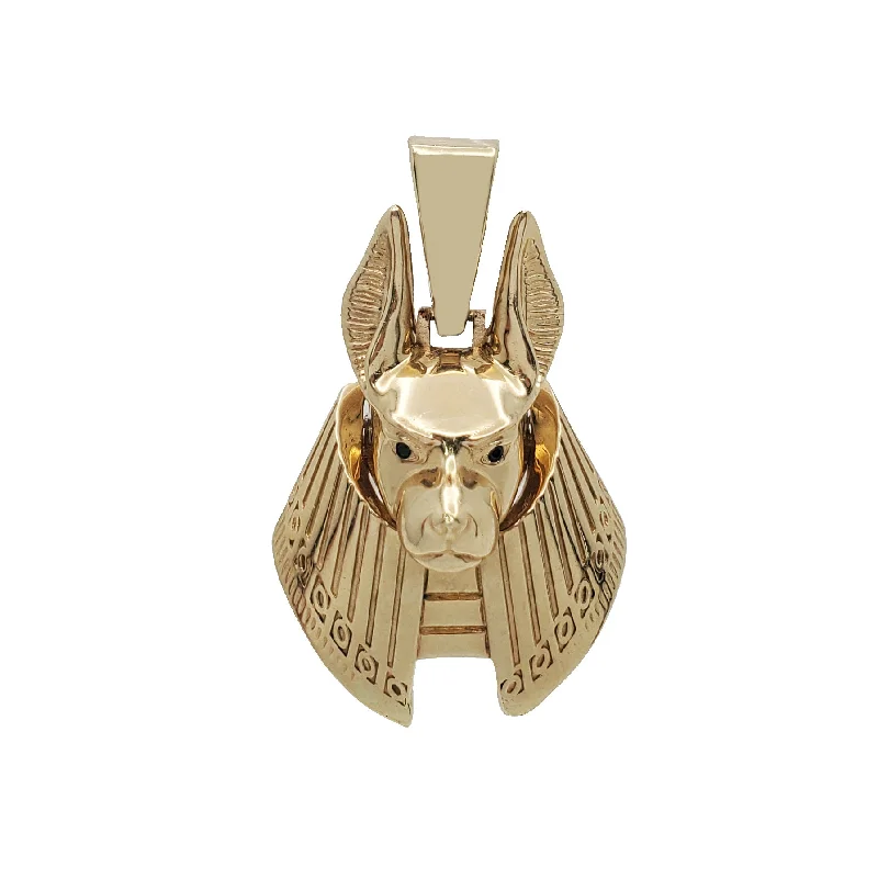 Coral - Trimmed Pendants with Seashell and Pearl AccentsEgyptian Anubis Pendant (14K)