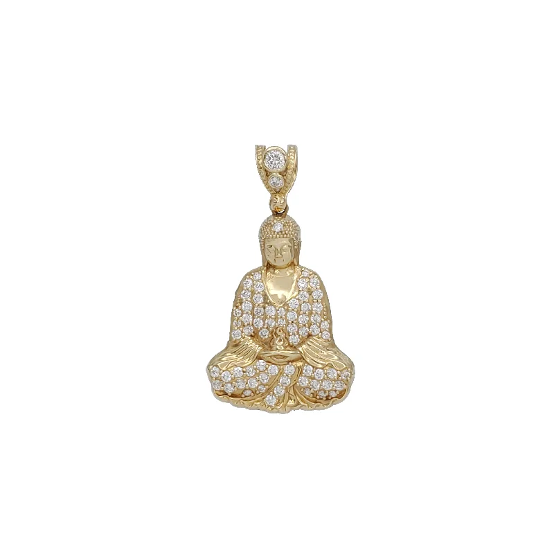 Turquoise - Inlaid Pendants with Southwest - Style Geometric PatternsGautama Buddha "如来佛祖” Pendant (14K)