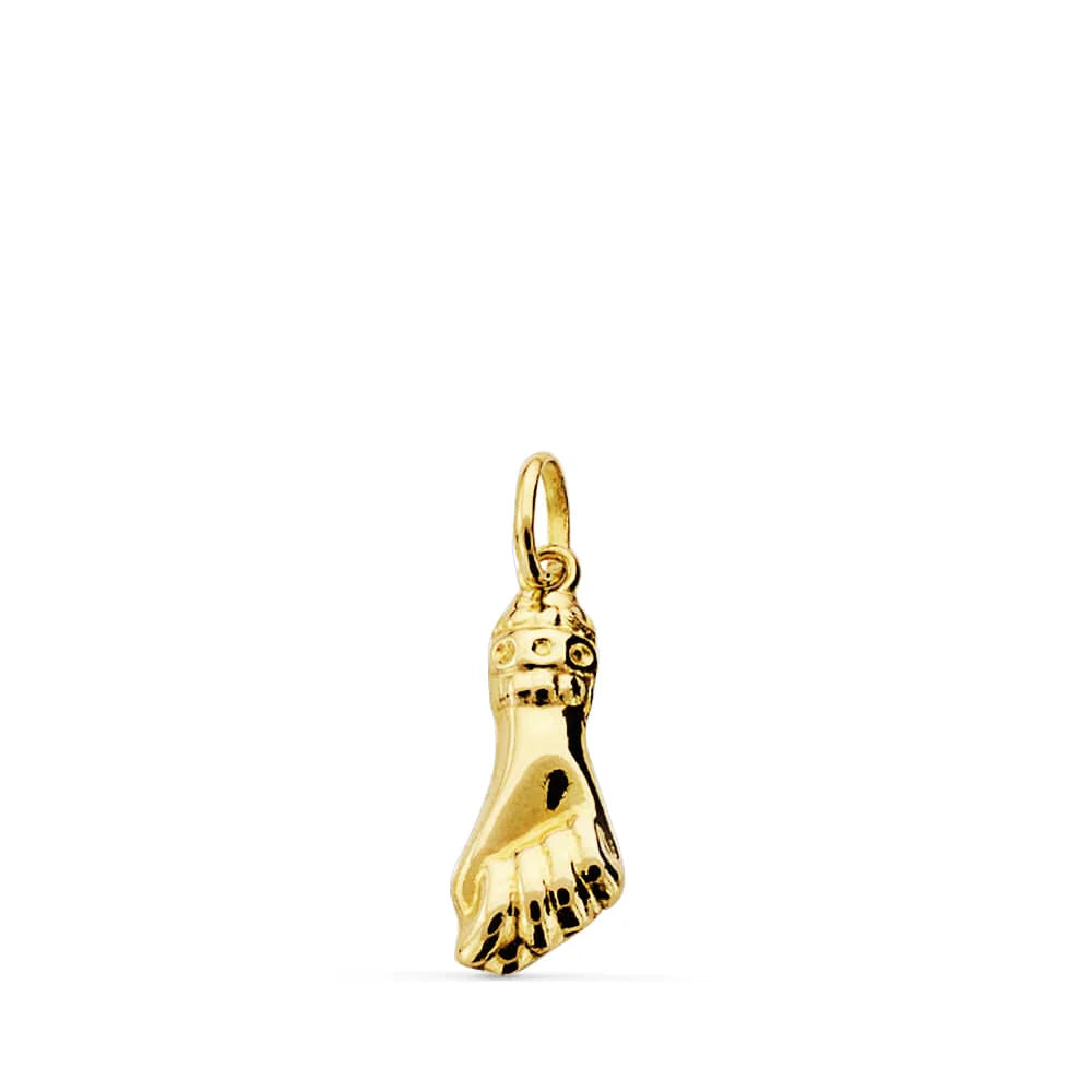 Jade - Carved Pendants in the Form of a Buddha StatueGold Figa Azabache Pendant (14K)