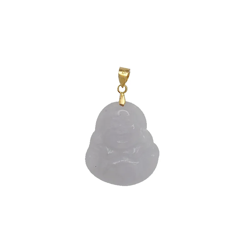 Lapis Lazuli Pendants with Gold - Leaf AccentsJade Buddha Pendant (14K)