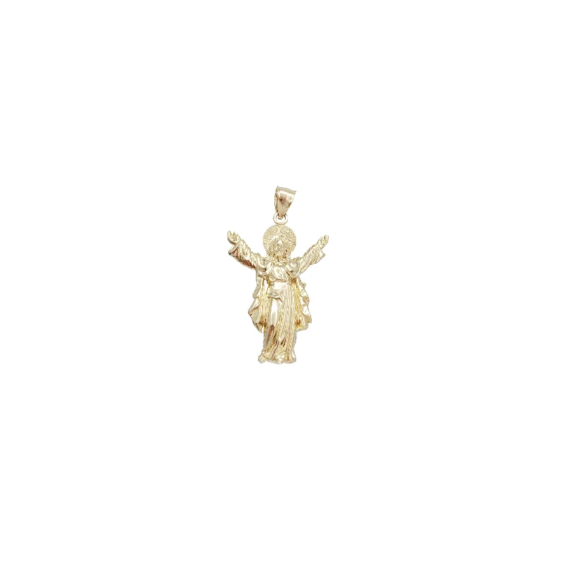 Rose - Quartz Pendants with Heart - Shaped CutoutsJesus the Messiah Pendant (14K)